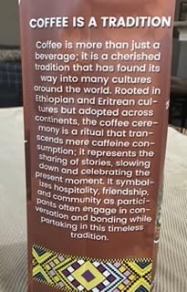 Land of Origins Coffee ETHIOPIAN YIRGACHEFFE GROUND Natural medium Roast Coffee - 12oz
