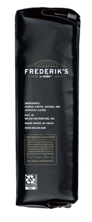 Frederik's Butterscotch Toffee Ground Coffee 12 oz Light Roast 100% Arabica Beans