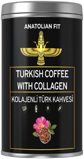 Natural Powder Collagen Coffee for Types 1-5 | Health Boosting Collagen Supplement &amp Anti-Aging Benefits 250 gr 8.82 oz