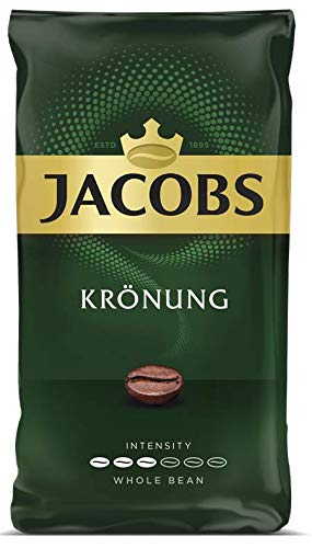 Jacobs Kronung Whole Bean Coffee 500 Gram / 17.6 Ounce (Pack of 3)
