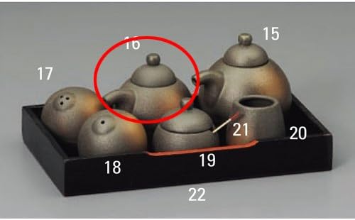 せともの本舗 kbu3-367-35-493 Seasoning Bizen Juice (Small) [7.5 x 9 cm / 120cc] Ryokan Ryokan Restaurant Japanese Food Commercial Use