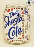 Shasta Diet Cola Soda 8 ounce -- 48 per case.