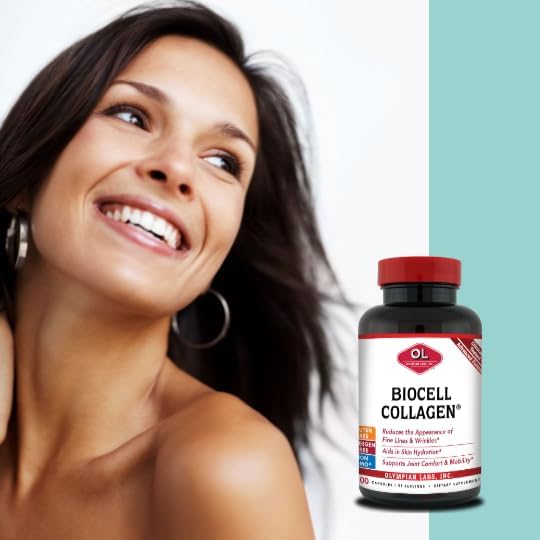 Olympian Labs Biocell Collagen II 1500mg Supplement Capsules Non-GMO Gluten-Free Allergan-Free - Supports Skin &amp Joint Health and Cartilage Producing Cells - Bulk 300 Capsules (100 Day Supply)