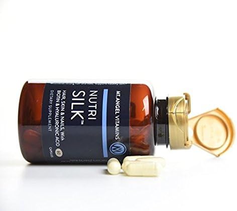 Mt. Angel Vitamins: NutriSilk Capsules. Promotes Healthy Hair &amp Skin Boost Collagen B Vitamins 60 Capsules