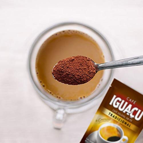 Cafe Iguacu Tradicional Instant Brazilian Coffee Can 200 grams (Pack of 3)