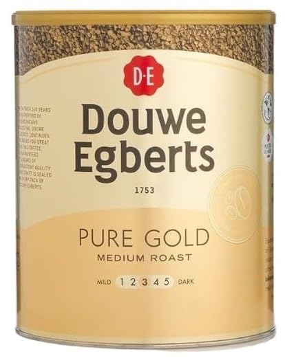 Douwe Egberts Pure Gold Freeze Dried Instant Coffee 750g Tin - Medium Roast