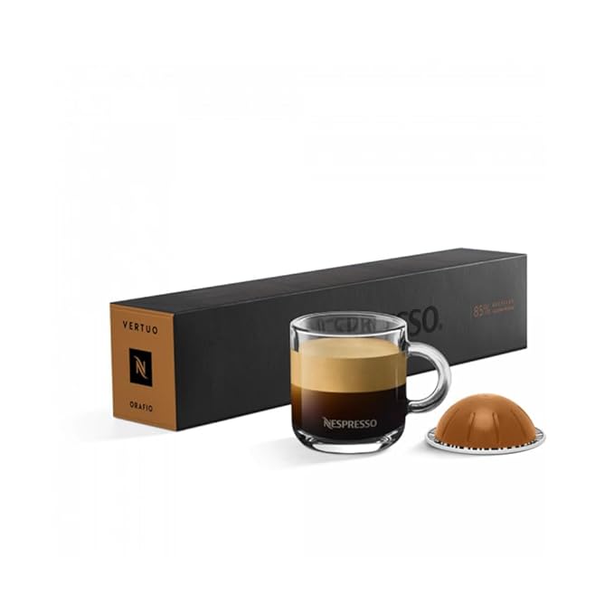 Nespresso Vertuo OrafioMedium Roast Espresso Coffee capsules50 Count (Pack of 2)