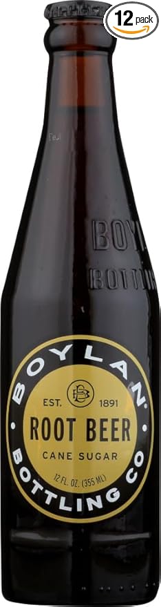Boylan Soda Root Beer Single 12.0 OZ (Pack of 12)