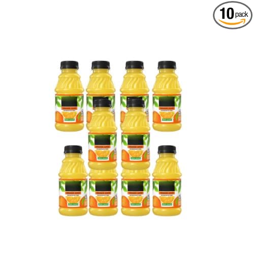 Orange Juice 10 oz Bottles Pack of 10
