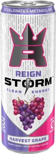 Reign Storm Clean Energy Variety Pack - Fitness &amp Wellness Drink | 6 Flavors | 12 Fl Oz (Pack of 6)