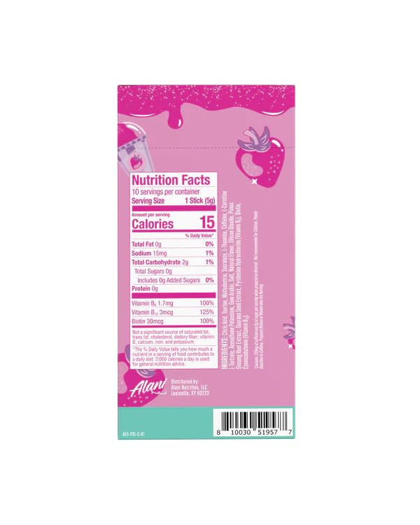 Alani Energy Drinks Mix Variety Pack (Pack of 10) | Pink Slush Flavor | Sugar-Free Low-Calorie Energy Boost Drink | Product delivered exactly as depicted in the images