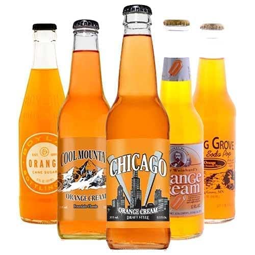 Ultimate Orange Soda Sampler - Mix Variety Case - Gourmet Sodas from All Around the Country - Choose Your Flavor - 12oz (Orange - 48 Pack)