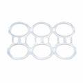 Universal Fit 6-Pack Rings for 12oz Beer and Soda Cans by F.e.s.s. (200)