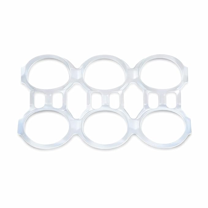 Universal Fit 6-Pack Rings for 12oz Beer and Soda Cans by F.e.s.s. (500)