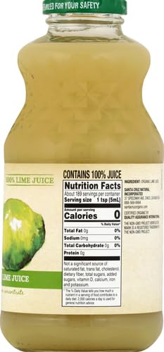 SANTA CRUZ ORGANIC Organic Pure Lime Juice 32 FZ
