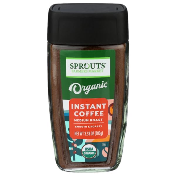 Sprouts Organic Medium Roast Instant Coffee Jar - 3.53 oz