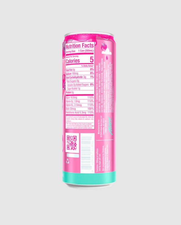 Alani Energy Drinks Assorted Variety Sugar Free Low Calorie Energy Drinks - Pre Workout Performance Zero Sugar 12 Fl Oz Cans ((9 Cans) 12 FL OZ Pink Slush &amp Sherbet Swirl)