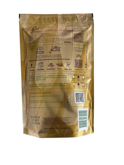 Café Mesa de los Santos – Premium Colombian Ground Coffee Medium Roast 16 Ounce Bag – Organic Certified Bird Friendly certified hand picked shade grown roasted at origin
