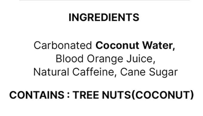 Flova Blood Orange Energy Drink All Natural Electrolytes and Minerals from Coconut Water 4 Simple Easy to Pronounce Ingredients 99% Juice Pack of 12 Cans