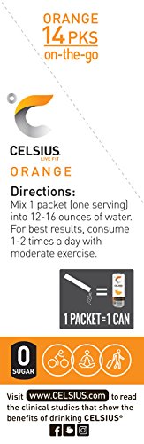 CELSIUS® Zero Sugar Energy Drink &amp Powder Stick Bundle Orange