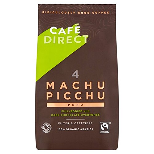 CAFE DIRECT - Fair Trade Cafe Direct Fairtrade Organic Roast/Ground Machu Picchu Coffee 227Gm Twi12026