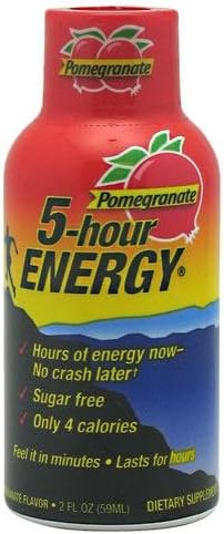 5 Hour Energy Pomegranate - 2 fl oz Each/Pack of 12