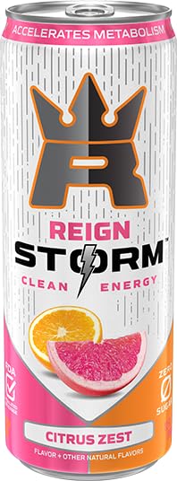 Reign Storm Clean Energy Variety Pack - Fitness &amp Wellness Drink | 6 Flavors | 12 Fl Oz (Pack of 6)