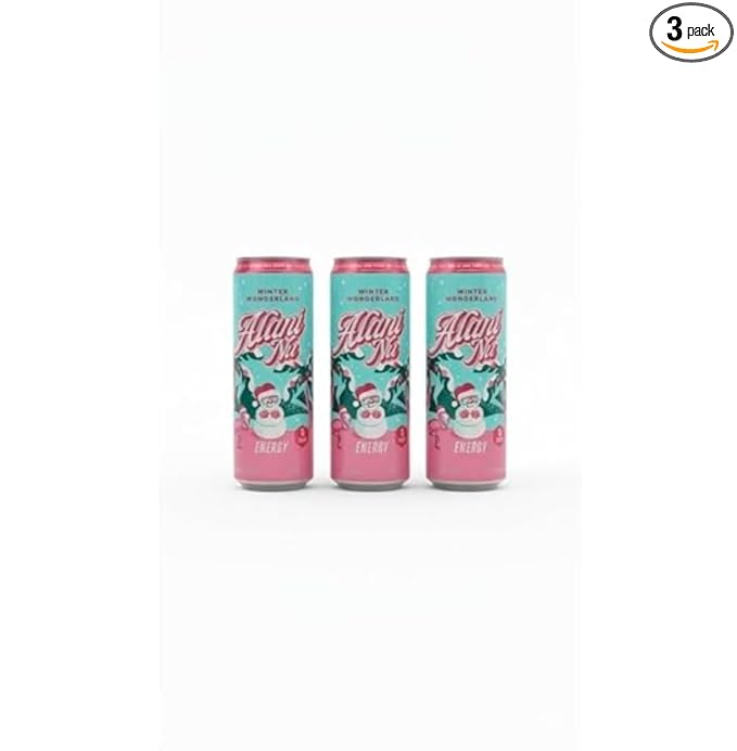 Alani WINTER WONDERLAND (3 Pack) | Sugar free low calorie energy drinks 12 Fl Oz Cans (355mL)