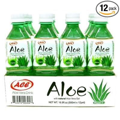Ace Original Drinking Aloe Vera 52.9 fl oz (Pack of 12)