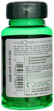 Nature's Bounty Melatonin 10mg Capsules 60 ea (Pack of 2)