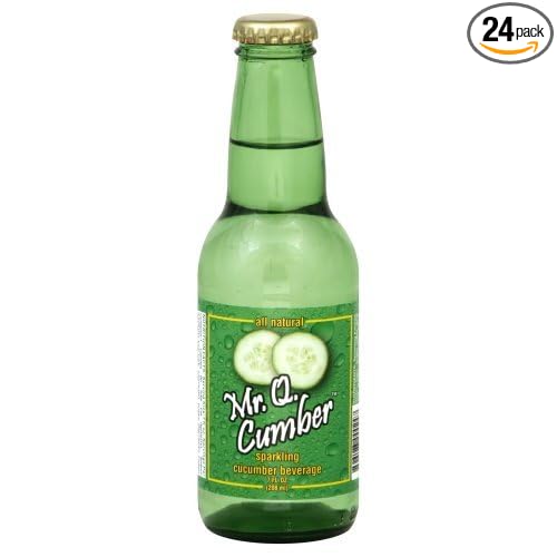 Mr Q Cumber Cucumber Soda 7.0 OZ (case of 24) by Mr Q Cumber