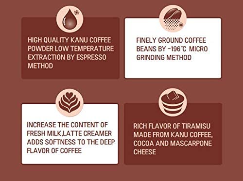 Dongsuh Maxim Kanu Tiramisu Latte Coffee 24 Sticks (Pack of 2 Total 48 Sticks)