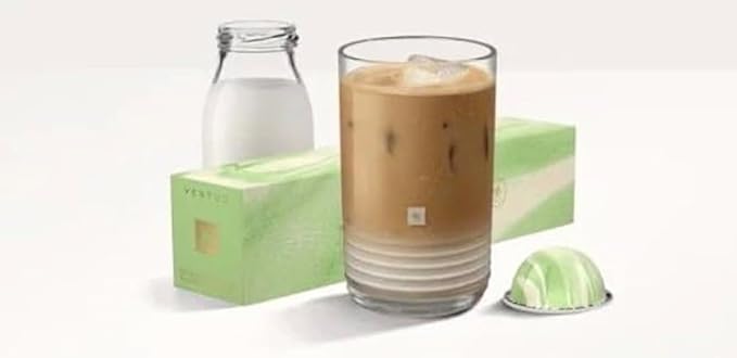 Vertuo Compatible Pistachio Vanilla Flavor Over Ice Coffee Pods Limited Edition 10 Count