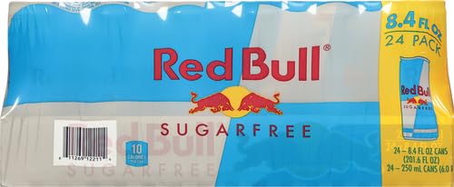 Red Bull Sugar Free Energy Drink 8.4 Fl Oz 24 Cans (Pack of 2)
