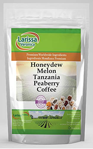 Honeydew Melon Tanzania Peaberry Coffee (Gourmet Naturally Flavored Whole Coffee Beans) (16 oz ZIN: 552977)