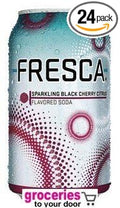 Fresca Black Cherry Soda 12 oz Can (Pack of 24)