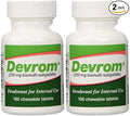 DEVROM Tablets (Internal Deoderant)200MG 100chewable Tablets (2)