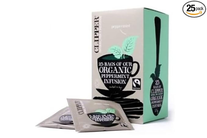 Clipper Fairtrade Organic Peppermint Infusion 25 Envelopes