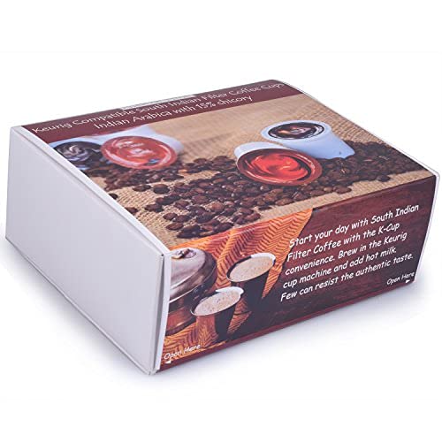 Nick of Time Chicory Blend Coffee K-Cups-Pods-Single Serve 100% Arabica AA Grade Dark Roast | Americano | Easy to use (Pack of 40)