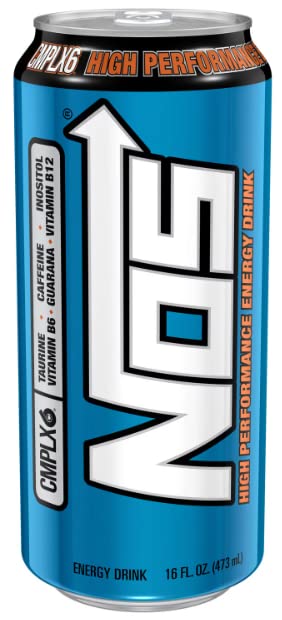 NOS High Performance Energy Drink 16 oz. cans 24 pk. A1