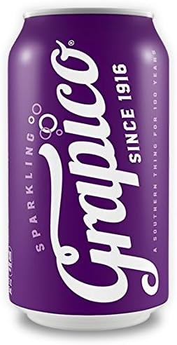 3 Set of 12 - Grapico Sparkling Grape Soda - 12 oz cans