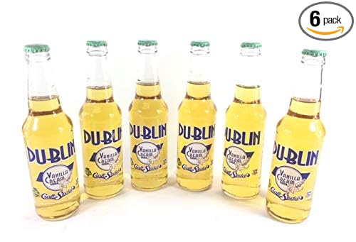 Dublin Sodas 12 Oz Bottles (Pack of 6) (Dublin Vanilla Cream Soda) by Dublin Bottling Works