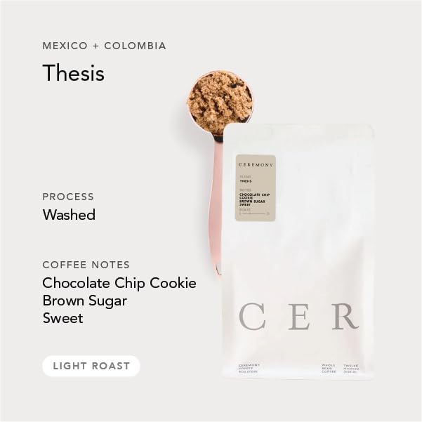 Ceremony Coffee Roasters - House Coffees Roast Variety Pack - Specialty Ground Coffee Antithesis Synthesis &amp Thesis Blends- 3 x 12oz bags (French Press - Coarse Grind)