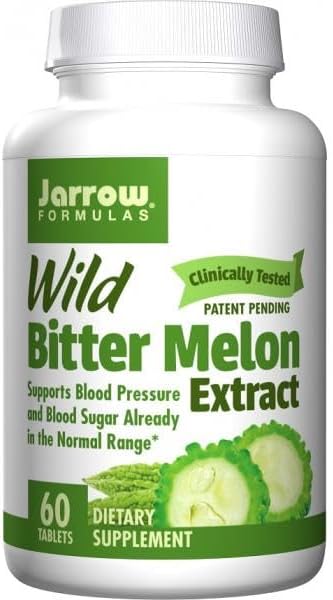 Jarrow Formulas Wild Bitter Melon Extract 1500 mg Dietary Supplement 60 Tablets Up to a 30 Day Supply