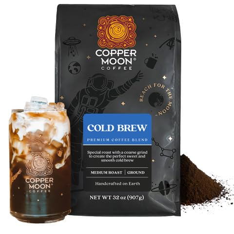 Copper Moon Ground Coffee Medium Roast Cold Brew Special Blend 32 Oz