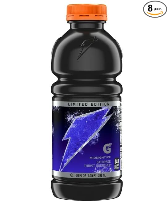 Gatorade Midnight Ice 20 oz 8 pk