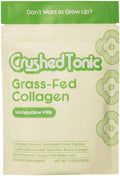 Crushed Tonic Bovine Collagen Powder Korean Beauty Drink with Hydrolyzed Collagen Peptides for Skin Hair &amp Nails | Gluten-Free Halal &amp Kosher (Honeydew Milk 30 Servings (150 g) Pouch)
