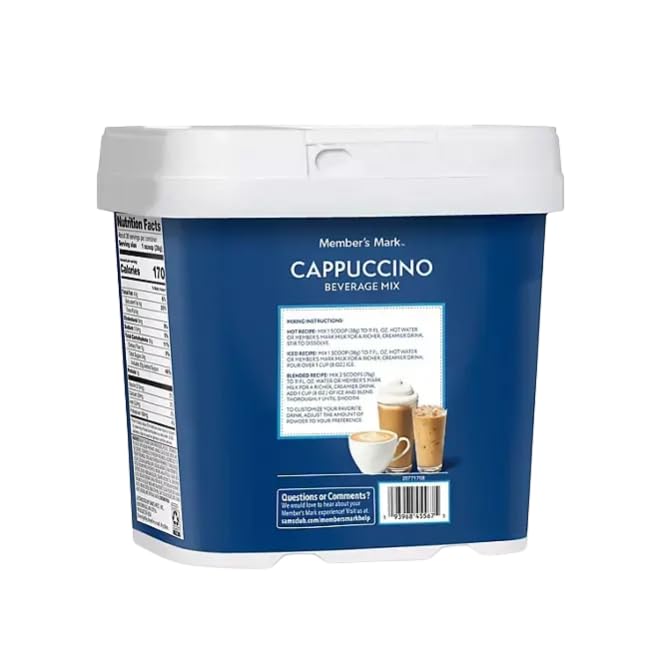 French Vanilla Cappuccino Mix Gourmet Coffee Beverage 48 Ounce (48 ounce (1 pack) French Vanilla)