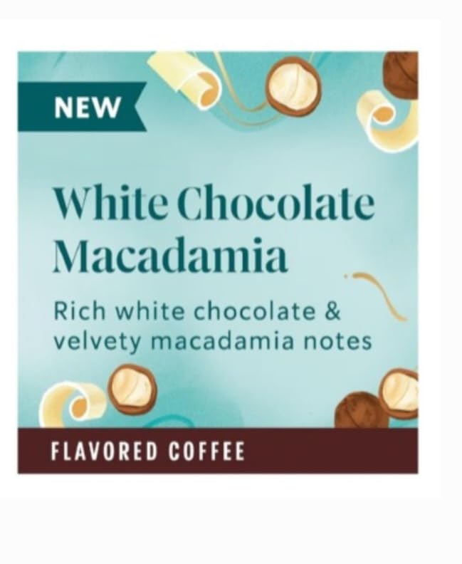White Chocolate Macademia Nut Flavored Ground Coffee Pods 22ct