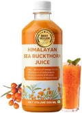 Sea Buckthorn Berry Jui.ce - 500Ml (16.9 Fl Oz) - Sea Buckthorn Pul.p | Omega 3 6 7 9 | 50 Glasses | for Skin Glow